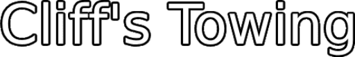 Cliff's Towing Logo Cliff's Towing Logo